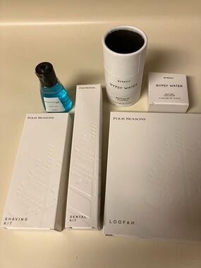Four Seasons Cairo Egypt Luxury Hotel Amenity Kit 6Pieces Gypsy Water Bath Salt